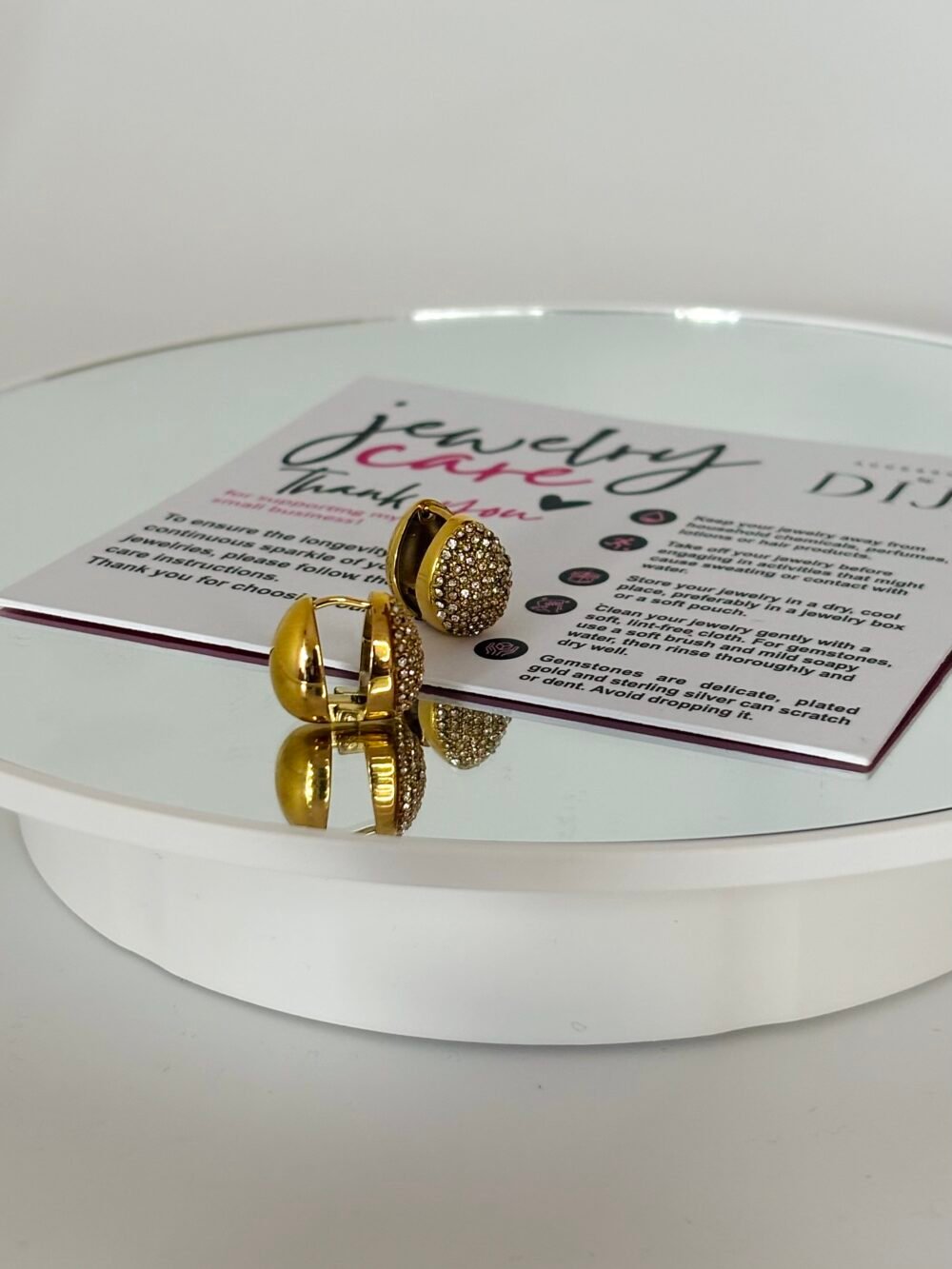 Zircon Mini hoop.   DJE13