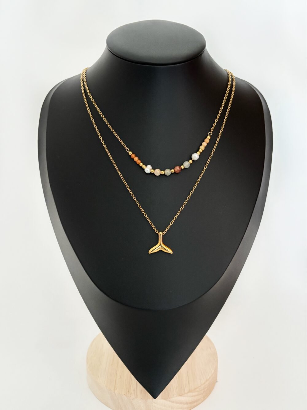 Jen double layer necklace.   DJN11