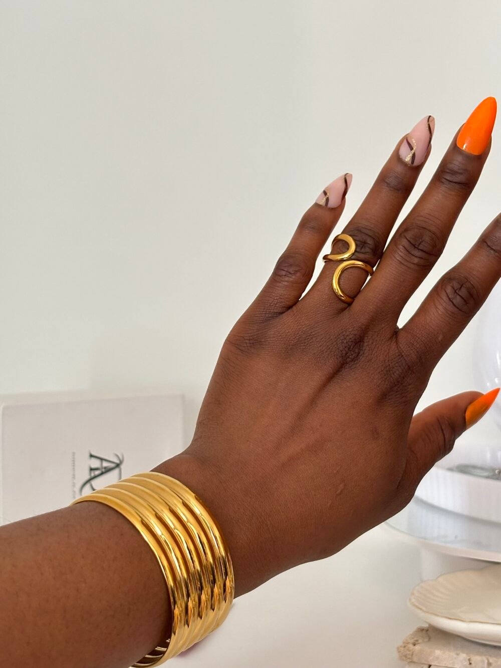 Lily cuff gold.  DJB13 - Image 3