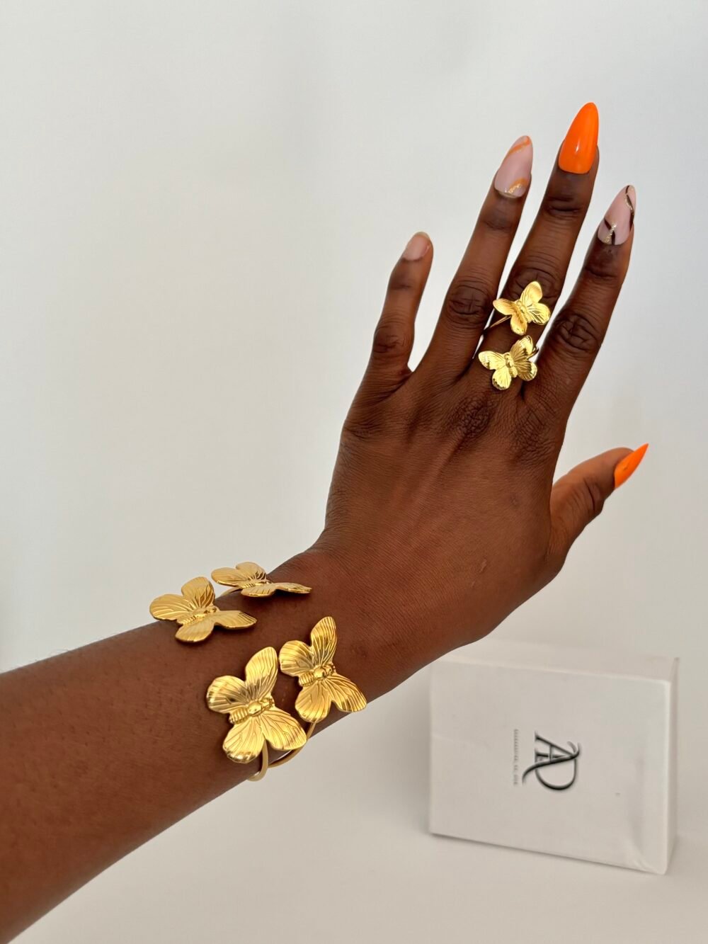 Butterfly bangle and ring.  DJBS14